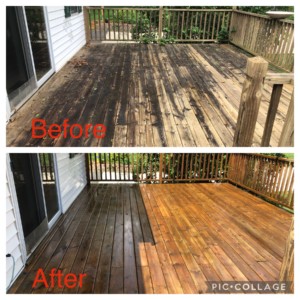 Deck Staining in Stoughton, Wisconsin