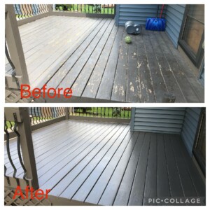 Deck Painting in Cambridge, Wisconsin